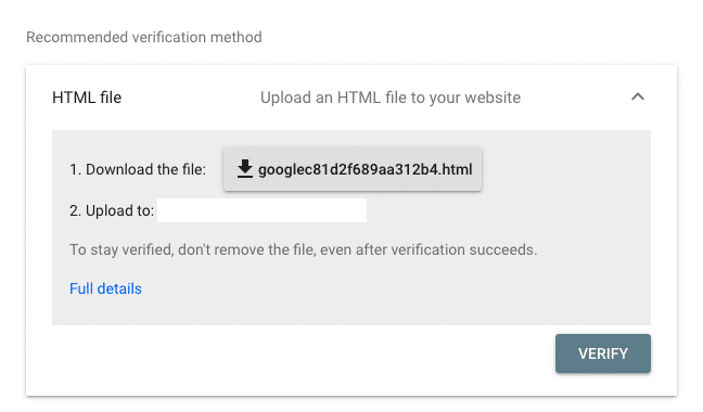 Upload HTML file to website