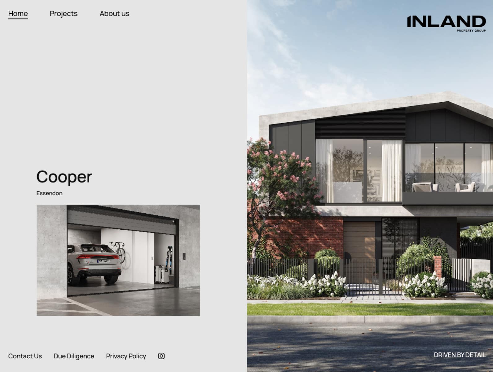 Inland Web UI Custom Web Design & Development