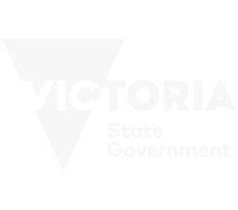 victoria Logo of the Victoria State Government's Digital Solutions Agency, featuring a stylized white triangle with the word
