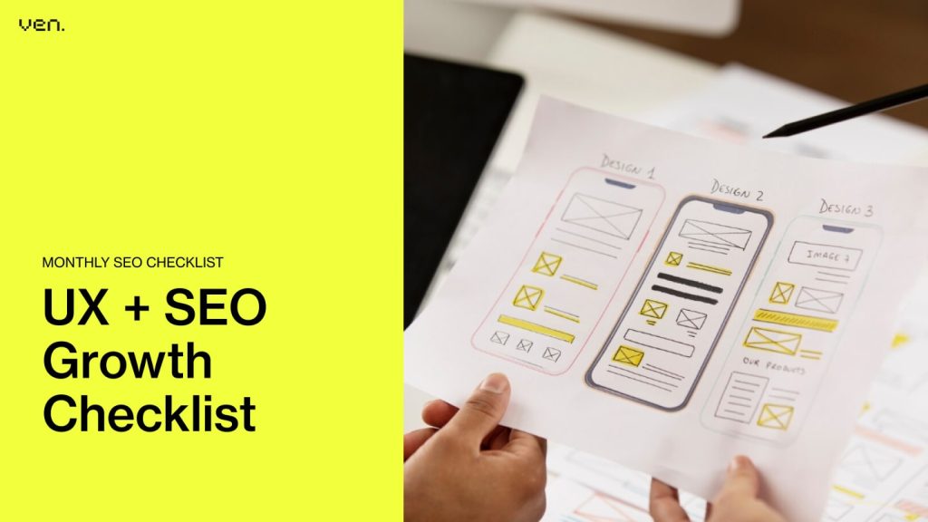 Monthly SEO Checklist for Smarter Rankings & Sustainable Growth 3 Monthly UX & SEO Optimisation Checklist